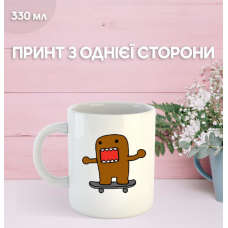 Кружка Домо-кун з принтом керамічна чашка Domo-kun 330 мл