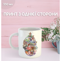 Кружка Гравіті Фолз Gravity Falls з принтом керамічна чашка 330 мл