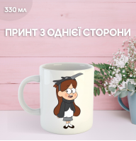 Кружка Гравіті Фолз Gravity Falls з принтом керамічна чашка 330 мл