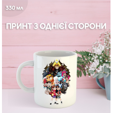 Кружка Гравіті Фолз Gravity Falls з принтом керамічна чашка 330 мл