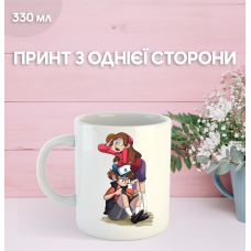Кружка Гравіті Фолз Gravity Falls з принтом керамічна чашка 330 мл
