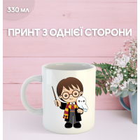 Кружка Гарри Поттер с принтом керамическая чашка Harry Potter 330 мл