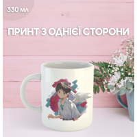 Кружка Євангеліон Сіндзі Ікарі з принтом керамічна чашка Evangelion Shinji Ikari аніме 330 мл