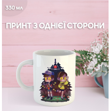 Кружка Гравіті Фолз Gravity Falls з принтом керамічна чашка 330 мл