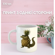 Кружка італійський брейнрот мем з принтом керамічна чашка 330 мл
