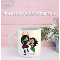 Кружка Застряг удома Гомстак Хоумстак з принтом керамічна чашка Homestuck 330 мл