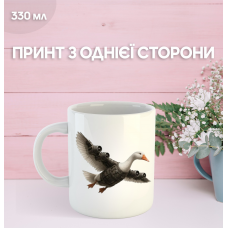 Кружка італійський брейнрот мем з принтом керамічна чашка 330 мл