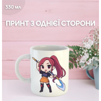 Кружка Кейпоп мисливці на демонів K-Pop Demon Hunters з принтом керамічна чашка 330 мл