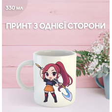 Кружка Кейпоп мисливці на демонів K-Pop Demon Hunters з принтом керамічна чашка 330 мл