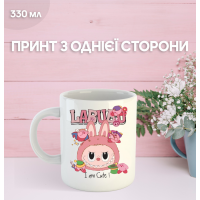Кружка Лабубу Labubu з принтом керамічна чашка 330 мл
