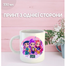 Кружка Кейпоп мисливці на демонів K-Pop Demon Hunters з принтом керамічна чашка 330 мл