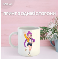 Кружка Кейпоп-мисливиці на демонів з принтом керамічна чашка K-Pop Demon Hunters 330 мл