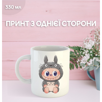 Кружка Лабубу Labubu з принтом керамічна чашка 330 мл