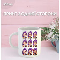 Кружка Кейпоп охотницы на демонов K-Pop Demon Hunters с принтом керамическая чашка 330 мл