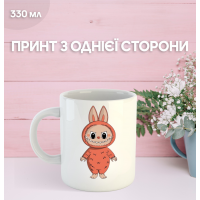 Кружка Лабубу Labubu з принтом керамічна чашка 330 мл