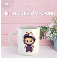Кружка Лабубу Labubu з принтом керамічна чашка 330 мл