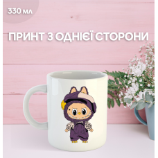 Кружка Лабубу Labubu з принтом керамічна чашка 330 мл
