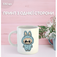 Кружка Лабубу Labubu з принтом керамічна чашка 330 мл