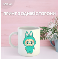 Кружка Лабубу Labubu з принтом керамічна чашка 330 мл