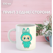 Кружка Лабубу Labubu з принтом керамічна чашка 330 мл