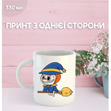 Кружка Лабубу Labubu з принтом керамічна чашка 330 мл