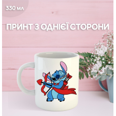 Кружка Ліло та Стіч з принтом керамічна чашка Lilo & Stitch 330 мл