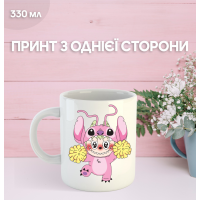 Кружка Лабубу Labubu з принтом керамічна чашка 330 мл