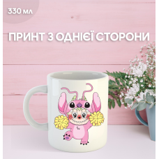 Кружка Лабубу Labubu з принтом керамічна чашка 330 мл