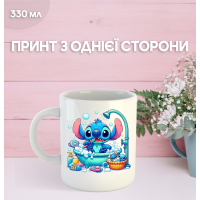 Кружка Ліло та Стіч з принтом керамічна чашка Lilo & Stitch 330 мл