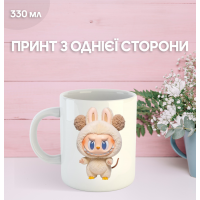 Кружка Лабубу Labubu з принтом керамічна чашка 330 мл