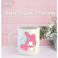 Кружка Май Мелоді з принтом керамічна чашка My Melody 330 мл