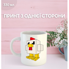 Кружка Майнкрафт Minecraft серіал з принтом керамічна чашка 330 мл