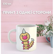 Кружка Покемон з принтом керамічна чашка аніме Pokemon 330 мл