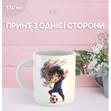 Кружка Синя в'язниця Блю Лок з принтом керамічна чашка Blue Lock 330 мл