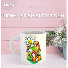 Кружка Супер Маріо з принтом керамічна чашка Super Mario 330 мл