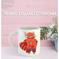 Кружка Я — панда Дісней з принтом керамічна чашка Turning Red Disney Pixar 330 мл