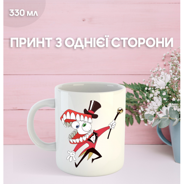 Кружка Цифровий Цирк The Amazing Digital Circus з принтом керамічна чашка South Park 330 мл