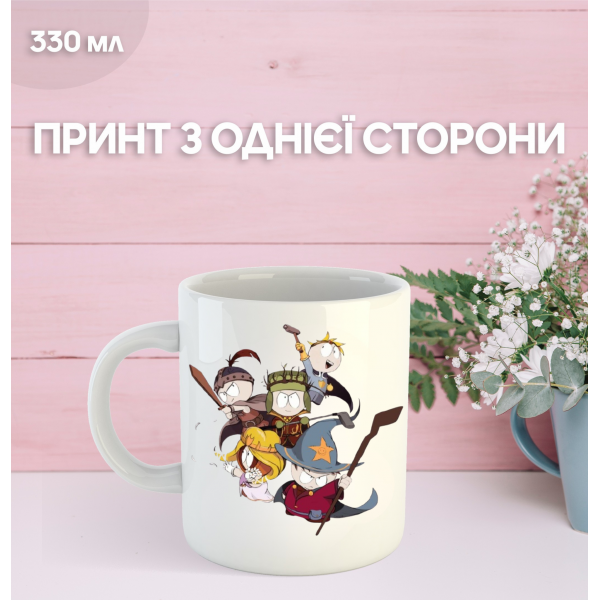 Кружка Південний Парк з принтом керамічна чашка South Park 330 мл