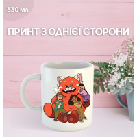 Кружка Я — панда Дисней с принтом керамическая чашка Turning Red Disney Pixar 330 мл